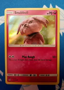 2x Snubbull [15/18] Holo Rare, Detective Pikachu Set, Mint/NM, Pokemon TCG - Image 1