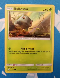 2x Bulbasaur [1/18] Holo Rare, Detective Pikachu Set, Mint/NM, Pokemon TCG - Image 1