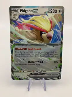 Pokemon TCG Pidgeot EX 164/197 Obsidian Flames Double Rare Holo 2023 - Image 1
