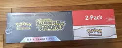 Pokemon TCG Surging Sparks ETB with Booster Bundle Costco 2-Pack Sealed - Image 2