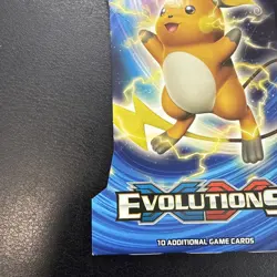 2016 Pokemon TCG XY Evolutions Raichu Art Sleeved Booster Blister Foil Pack - Image 5
