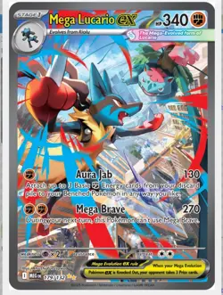Pokemon TCG: Mega Lucario Ex 179/132 - Mega Evolutions - SIR - Image 1