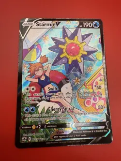 Pokemon TCG Starmie V TG13/TG30 Astral Radiance Trainer Gallery Holo NM - Image 3
