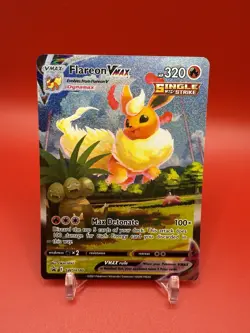Pokemon TCG Flareon VMAX SWSH180 Promo Full Art Holo NM - Image 1