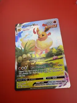 Pokemon TCG Flareon VMAX SWSH180 Promo Full Art Holo NM - Image 3
