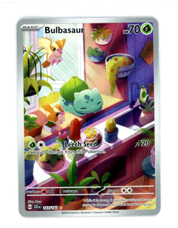 Pokemon TCG Bulbasaur 143/142 Stellar Crown Illustration Rare Near Mint - Image 1