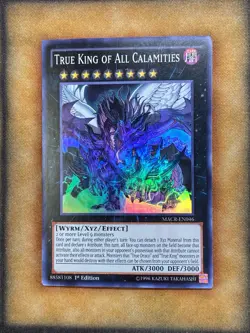 Yugioh True King of All Calamities MACR-EN046 Super Rare 1st Ed LP - Image 1