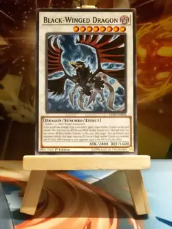Black-Winged Dragon [LED3-EN028] Common, Mint/NM, 1st Edition, YuGiOh - Image 1
