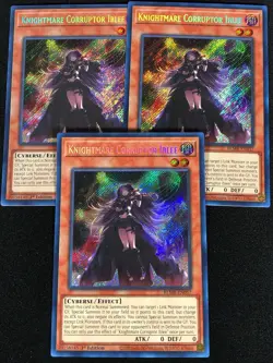 Yugioh Nightmare Corruptor Iblee BLMR-EN057 1ST SECRET x3 (NM) - Image 1