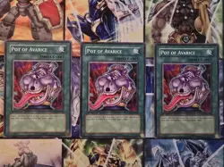3X Yugioh! Pot of Avarice (SD10-EN030) (1st Edition) VLP - Image 1