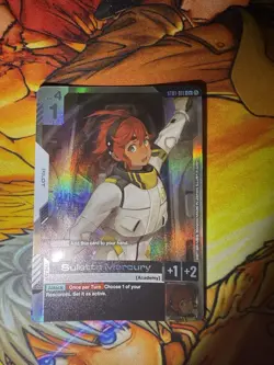 Gundam Card Game ST01-011 C+ Suletta Mercury Alt Art - Image 1