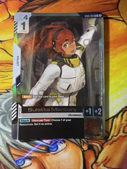 Gundam Card Game ST01-011 C+ Suletta Mercury Alt Art - Image 2