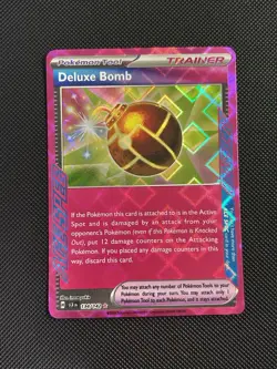 Deluxe Bomb 134/142 Stellar Crown ACE SPEC Holo Trainer Pokemon Card NM - Image 1