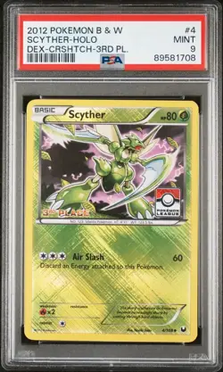 Scyther 4/108 1st 2nd 3rd 4th Place LEAGUE HOLO PROMO PSA 9 Mint Pokemon Card - Image 4