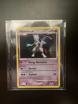 Rare Mewtwo 9/100 Majestic Dawn Holo Pokemon Card Good Condition - Image 1