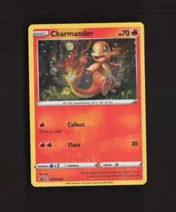 Charmander SWSH092 Black Star Promo Cosmos Holo Pokemon Card LP - Image 1
