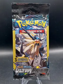 Pokemon TCG Ultra Prism Mini Booster Pack (1 Pack-3 Cards) - Dusk Mane Necrozma - Image 1
