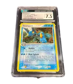 CGC 7.5 Swampert 2004 POP Series 1 5/17 Cosmos Holo Pokemon Card - Image 1