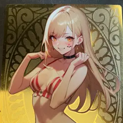 Goddess Story Gold METAL Card - Serial Number #/200! Double Sided Marin Bikini - Image 3
