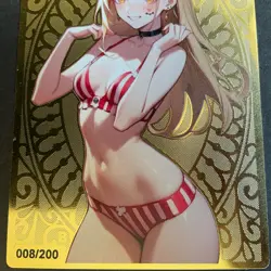 Goddess Story Gold METAL Card - Serial Number #/200! Double Sided Marin Bikini - Image 4