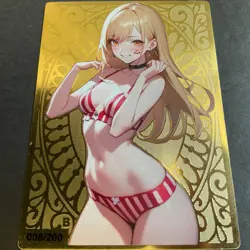 Goddess Story Gold METAL Card - Serial Number #/200! Double Sided Marin Bikini - Image 5