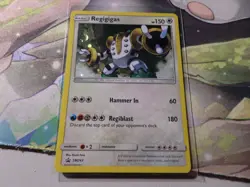Pokemon Regigigas SM243 Holo Black Star Promo Card NM - Image 1