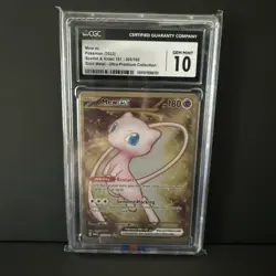 Pokemon Card Mew ex MEW 205/165 UP Gold Metal Pokemon 151 EN - CGC 10 GEM MINT - Image 1