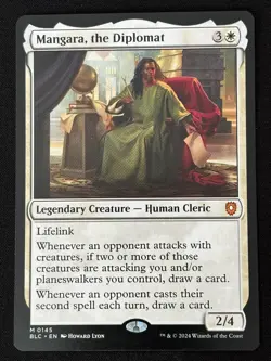 1x MTG Mangara, the Diplomat - Commander: Bloomburrow (BLC) #145 - Magic - Image 1