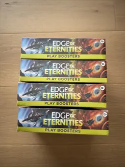 4 Magic: The Gathering Edge Of Eternities Play Booster boxes (4) - Image 1