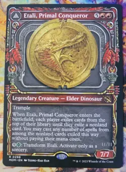 x1 - NM Etali, Primal Conqueror (Showcase) March of the Machine - MTG - Image 1