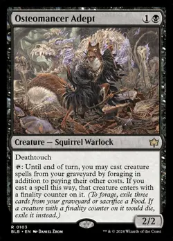 x1 Osteomancer Adept R MTG Bloomburrow M/NM, English - Image 1