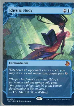 2023 Magic the Gathering Rhystic Study Enchantment Near Mint - Image 1
