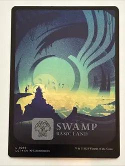 MTG The Lost Caverns of Ixalan Swamp Foil 0289 NM - Image 1