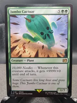 Jumbo Cactuar - R 0191 - Magic: Final Fantasy MTG - Rare - Regular - Image 1