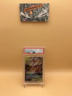 Espeon & Deoxys GX 2020 Pokemon Tag Team Black Star #SM240 PSA 8 - Image 2