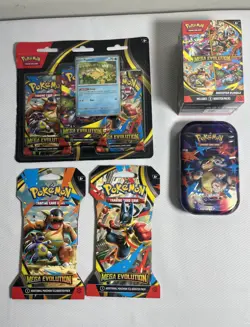 Pokemon TCG Lot of 5 Items from Mega Evolution - New Factory Sealed and in Hand - Image 1