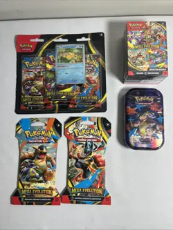 Pokemon TCG Lot of 5 Items from Mega Evolution - New Factory Sealed and in Hand - Image 2