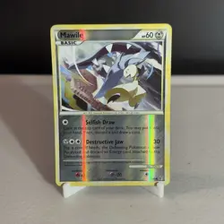 Pokemon TCG 56/90 Mawile Undaunted Reverse Holo LP - Image 1
