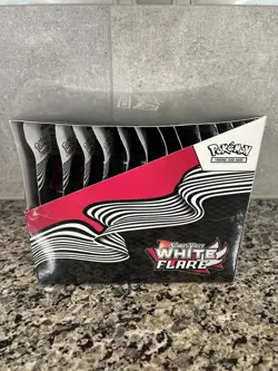 Pokemon Scarlet & Violet White Flare Tech Sticker Collection Display Box Sealed - Image 2