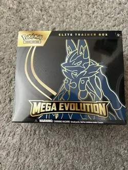 Pokemon TCG Mega Evolution Lucario ETB Elite Trainer Box NEW/SEALED **IN HAND** - Image 1