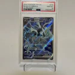 2024 POKEMON SSP EN-SURGING SPARKS ULTRA RARE #218 BLACK KYUREM EX PSA 10 - Image 1
