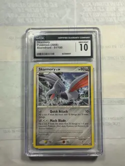 Pokemon TCG Skarmory 51/100 Stormfront Regular Uncommon CGC 10 - Image 1
