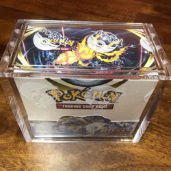 Pokemon TCG sliver Tempest Booster Box W/ Acrylic case - Image 2