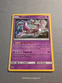 Pokemon Mewtwo SM214 Holo Black Star Promo 2019 - Image 1