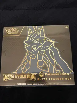 Pokemon TCG Mega Evolution 2025 Lucario ETB Elite Trainer Box - Sealed (IN HAND) - Image 1