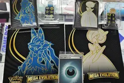 Pokemon - Mega Evolution - ETB, Sleeves, Dice, Dividers, Coin, & Players Guides - Image 1