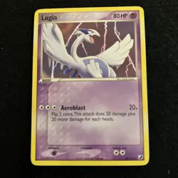 Pokemon LUGIA 29/115 (Rare Non Holo) Unseen Forces - LP/Light Play - Image 1