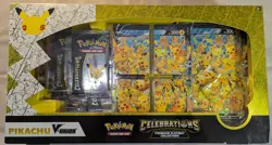 Pokemon Celebrations 25th Anniversary Pikachu V-union Premium Playmat Collection 820650809897 - Image 1