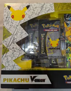 Pokemon Celebrations 25th Anniversary Pikachu V-union Premium Playmat Collection 820650809897 - Image 2