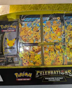 Pokemon Celebrations 25th Anniversary Pikachu V-union Premium Playmat Collection 820650809897 - Image 3